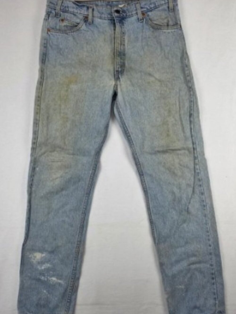 Regular Fit Straight Leg Light Wash Jeans